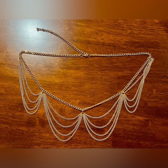 Gold Layered Chain Design Hip Belt | Brand New - Picture 7 of 12